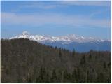 Bitenjska planina - Krekova koča na Ratitovcu